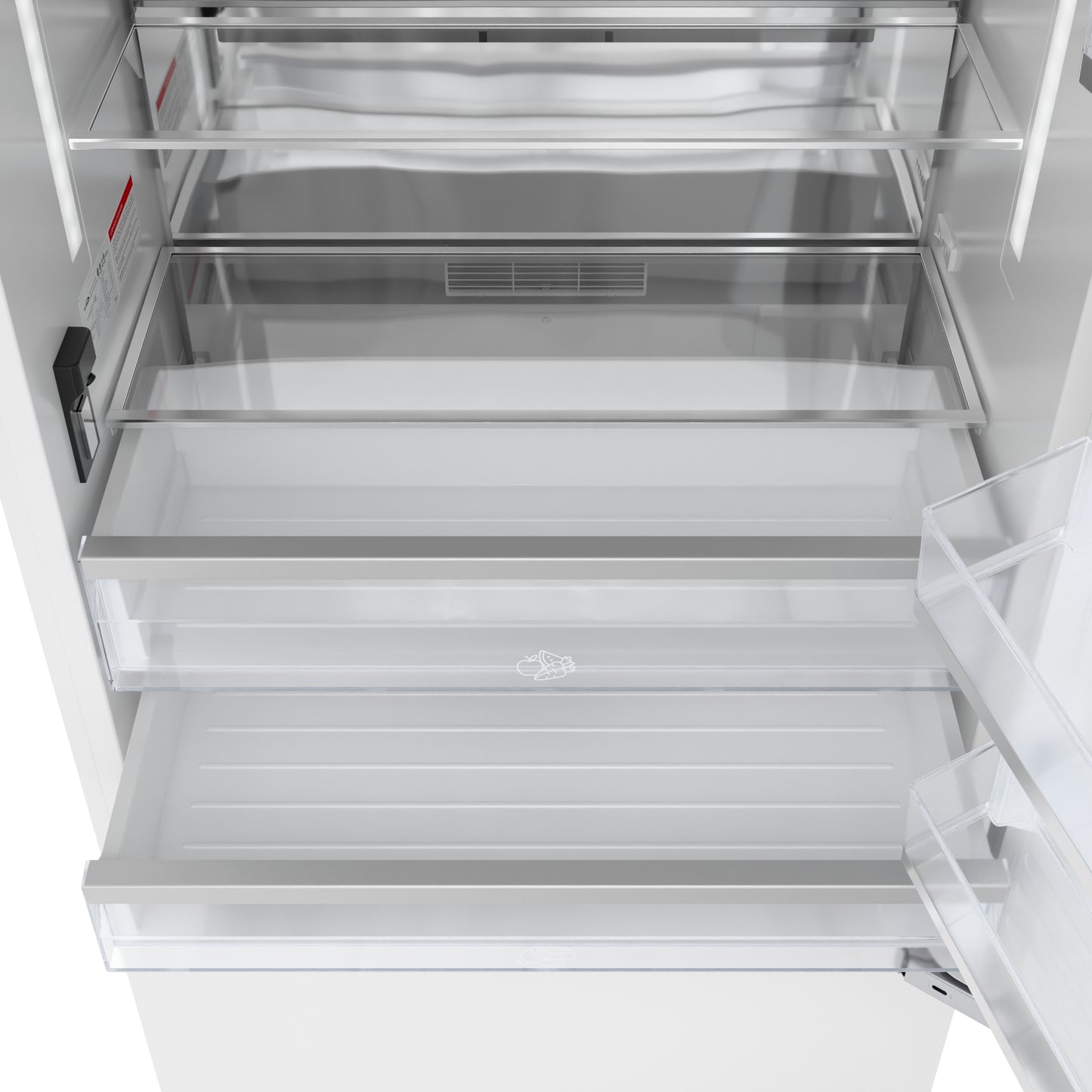 KoolMore Reserve 36 in. Panel Ready Refrigerator and Freezer with Ice maker and Water dispenser, Frost Free, 19.7 Cu. Ft. (KM-RER36-SWPR)