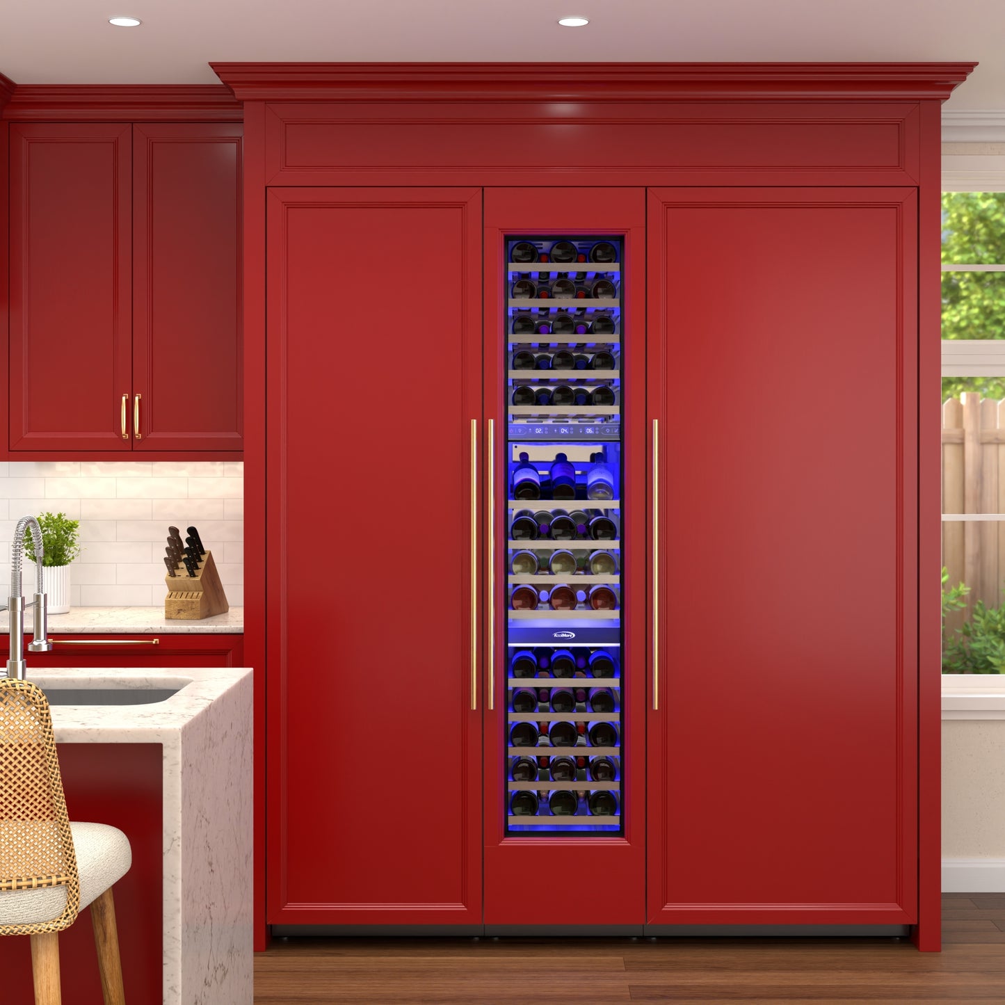 KoolMore Reserve 24 in. Panel Ready Freezer Column with 12.4 Cu. Ft. Capacity with Ice Maker (KM-PRC-F24)