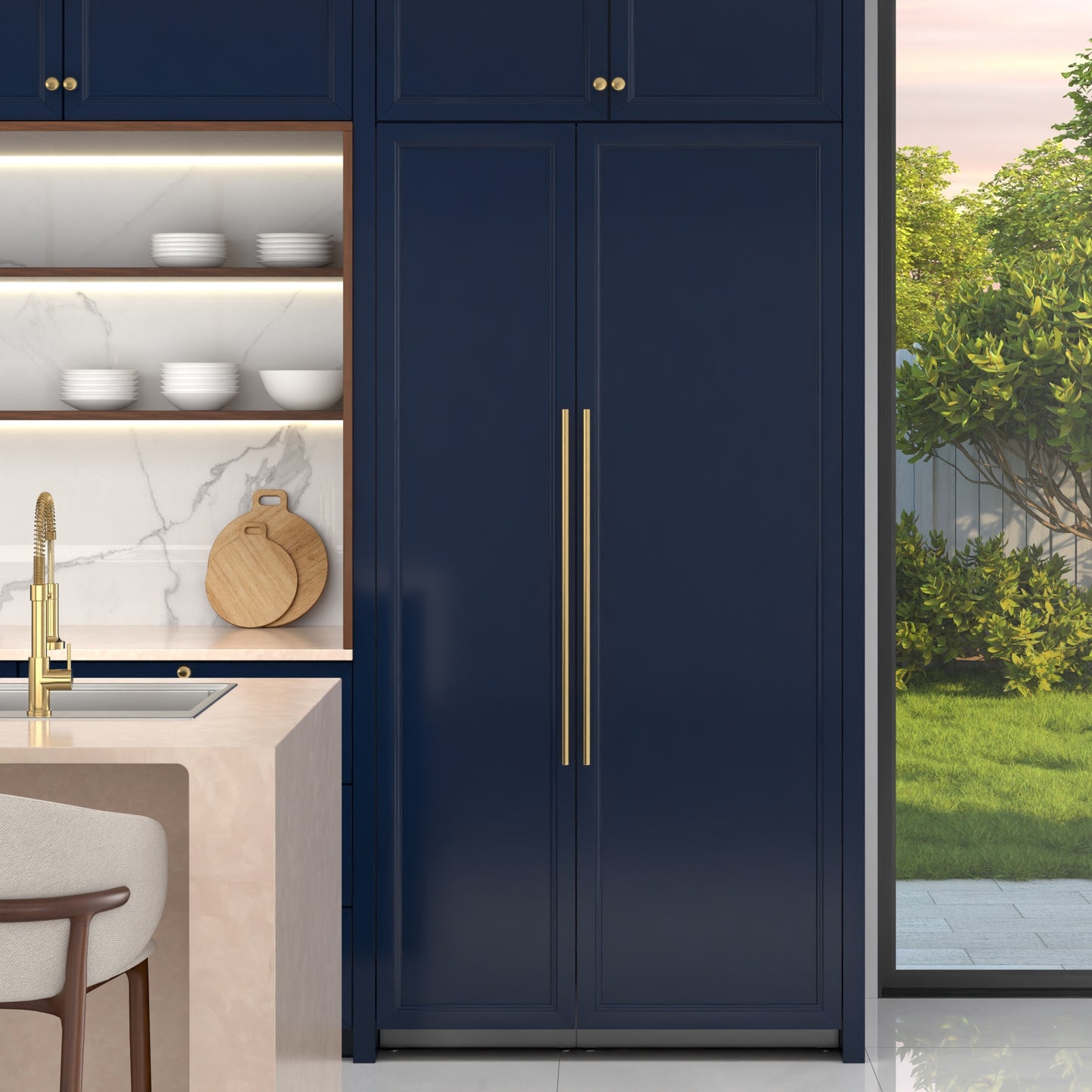 KoolMore Reserve 24 in. Panel Ready Refrigerator Column with 12.5 Cu. Ft. capacity and Water Dispenser (KM-PRC-R24)