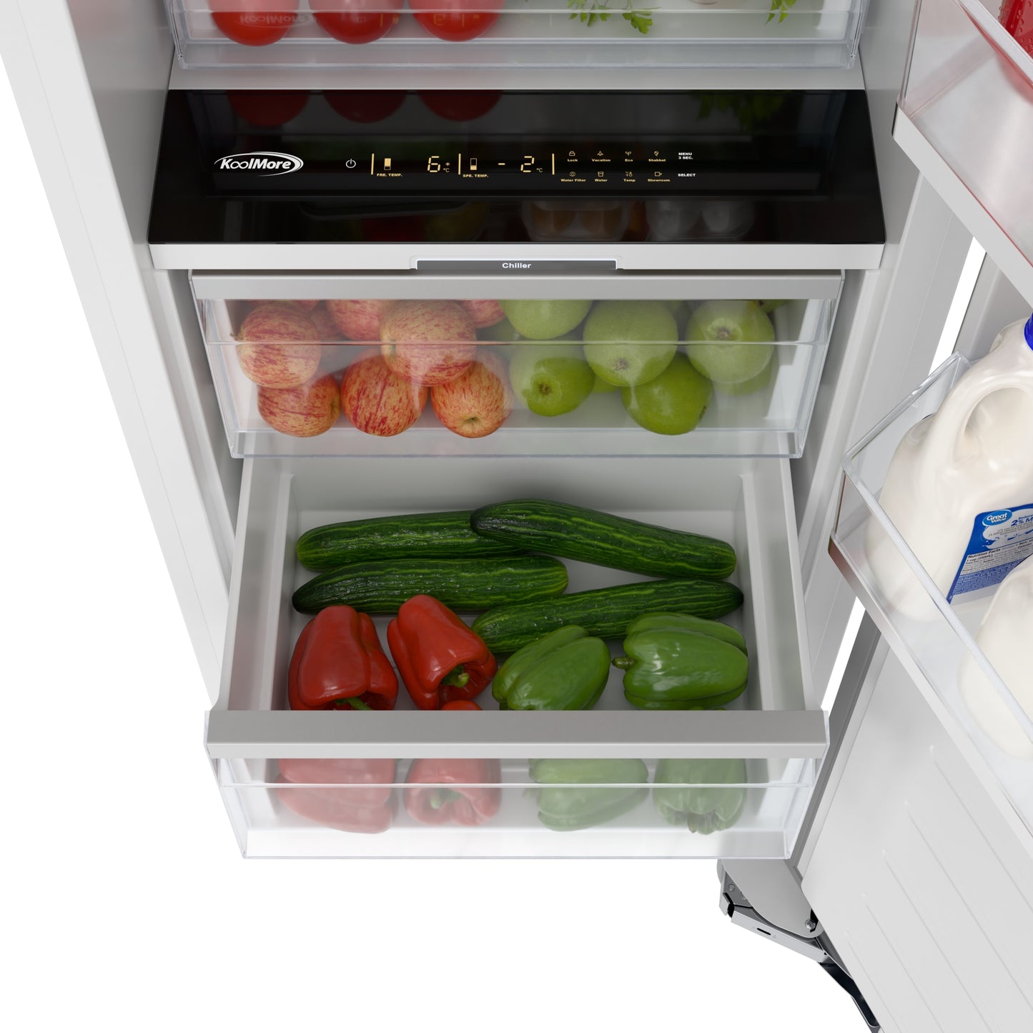 KoolMore Reserve 24 in. Panel Ready Refrigerator Column with 12.5 Cu. Ft. capacity and Water Dispenser (KM-PRC-R24)