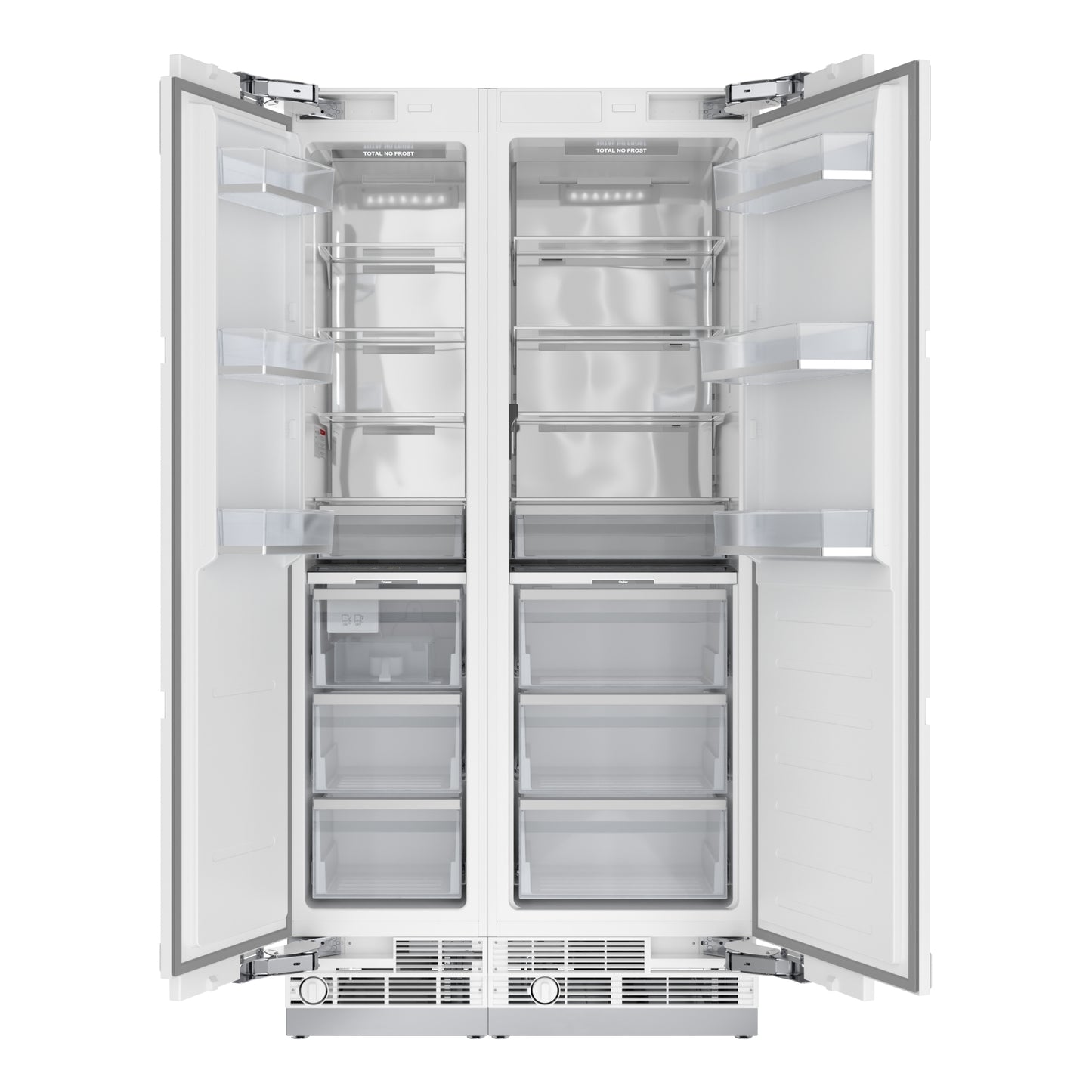 KoolMore Reserve Panel Ready Column 24 in. Refrigerator and 18 in. Freezer Combo, with Water and Ice Dispenser (KM-PRC-R24F18)