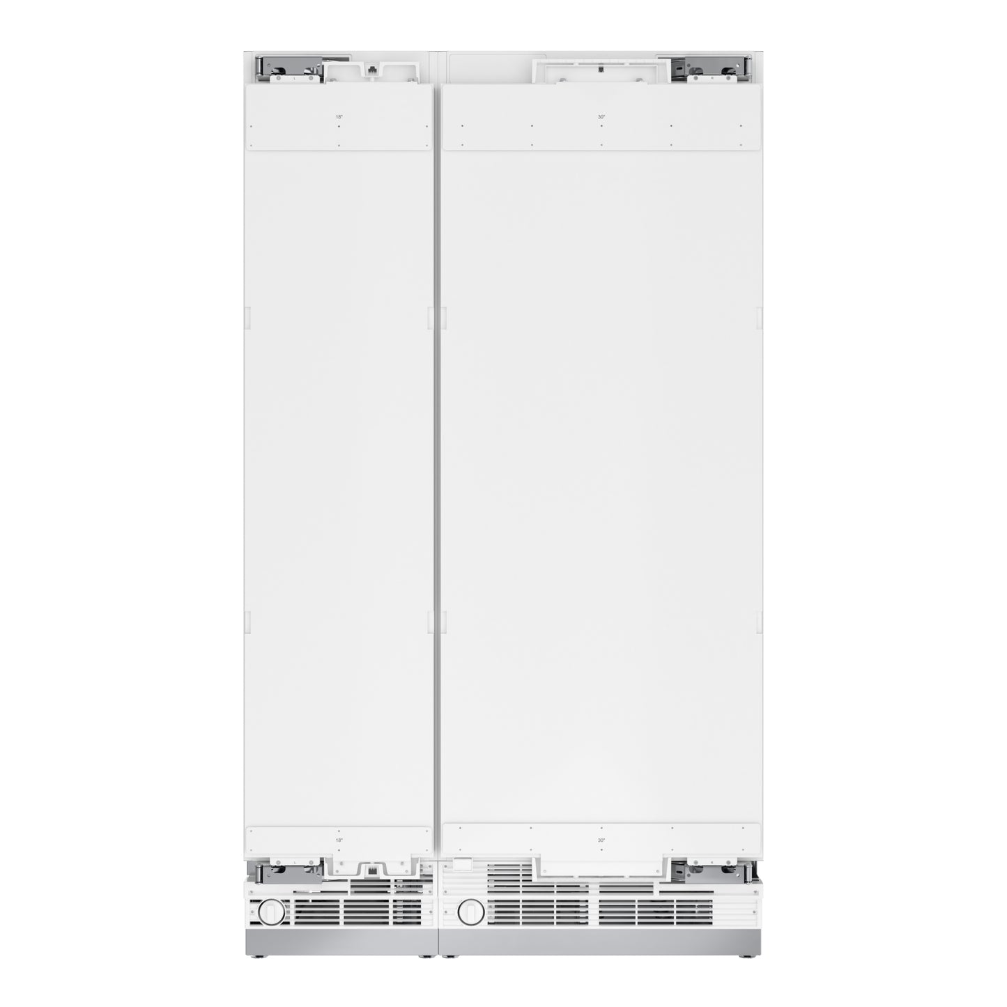 KoolMore Reserve Panel Ready Column 30 in. Refrigerator and 18 in. Freezer Combo with Ice and Water Dispenser (KM-PRC-R30F18)