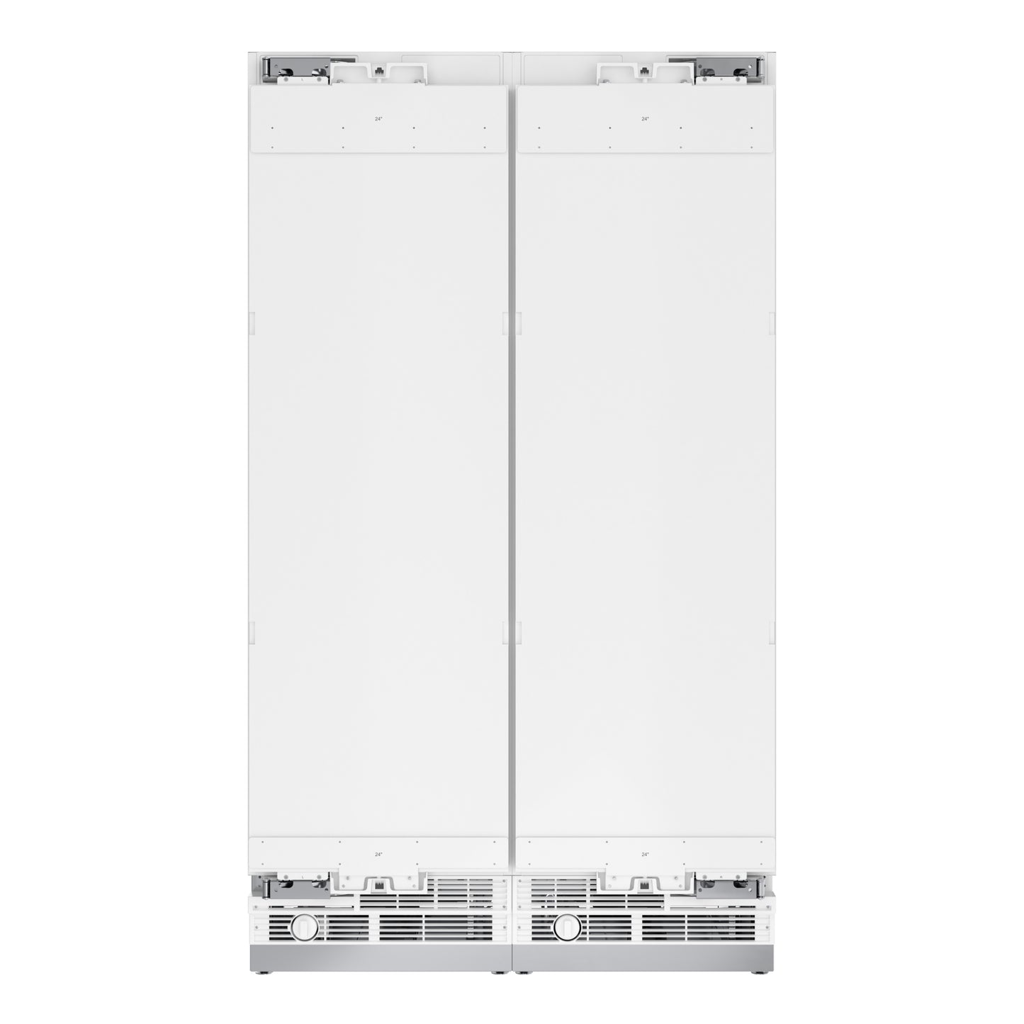 KoolMore Reserve Panel Ready Column 24 in. Refrigerator and 24 in. Freezer Combo with Water and Ice Dispenser (KM-PRC-R24F24)