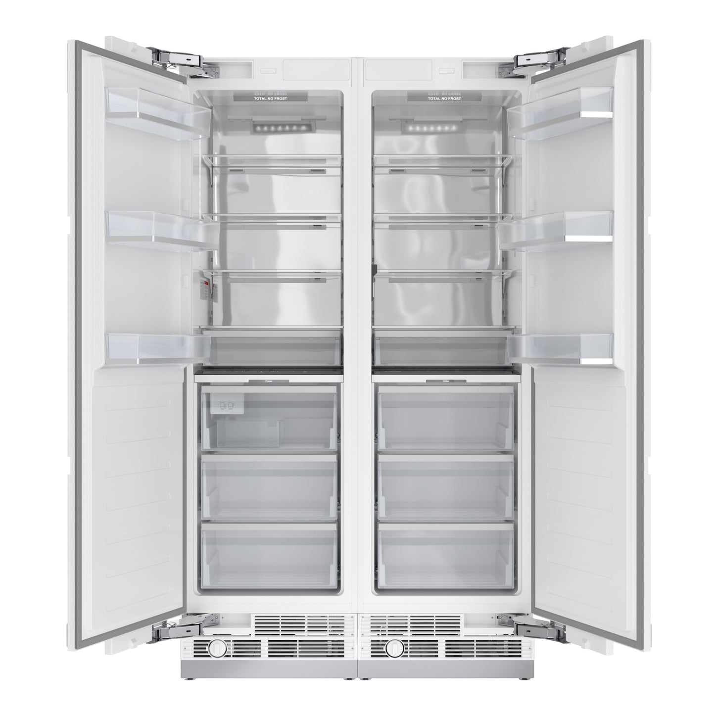 KoolMore Reserve Panel Ready Column 24 in. Refrigerator and 24 in. Freezer Combo with Water and Ice Dispenser (KM-PRC-R24F24)