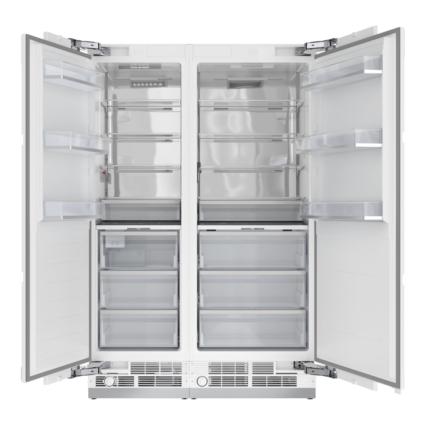 KoolMore Reserve Panel Ready Column 30 in. Refrigerator and 24 in. Freezer Combo with Water and Ice Dispenser (KM-PRC-R30F24)