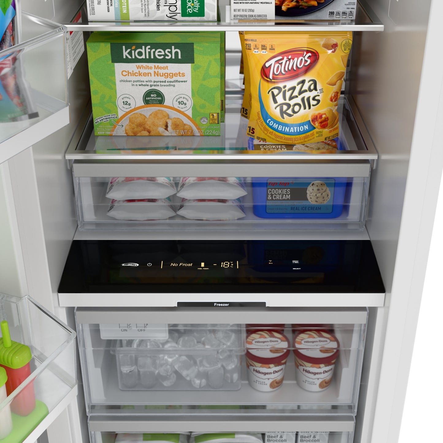 KoolMore Reserve Panel Ready Column 30 in. Refrigerator and 24 in. Freezer Combo with Water and Ice Dispenser (KM-PRC-R30F24)