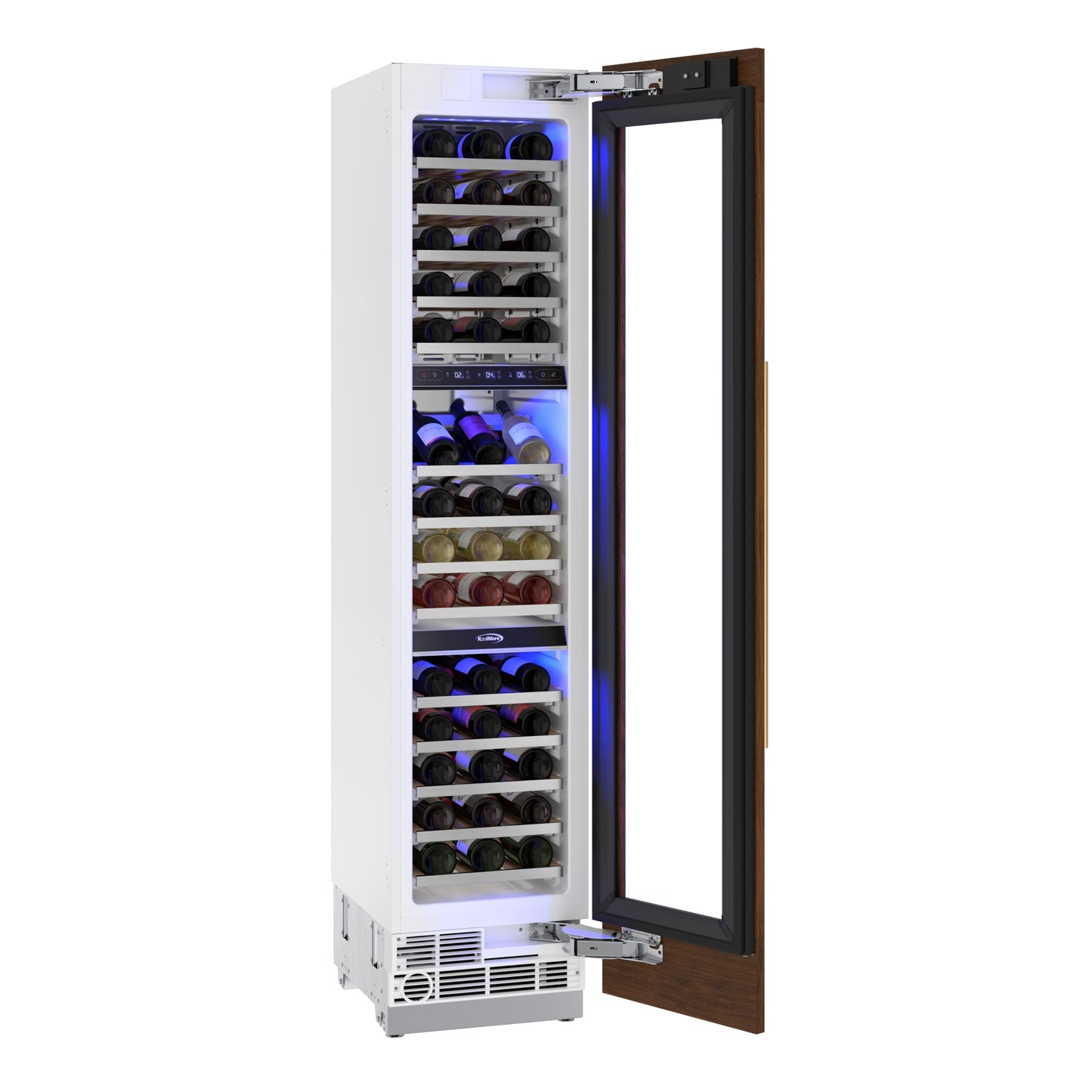 KoolMore Reserve Panel Ready Column 24 in. Refrigerator, 18 in. Wine Cooler and 18 in. Freezer Combo with Water and Ice Dispenser (KM-PRC-R24F18W)