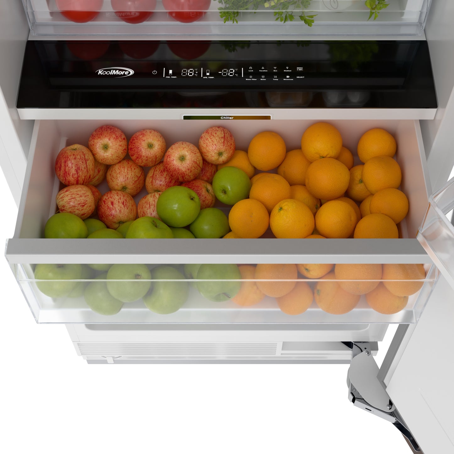 KoolMore Reserve Panel Ready Column 30 in. Refrigerator, 18 in. Wine Cooler and 18 in. Freezer Combo with Water and Ice Dispenser (KM-PRC-R30F18W)