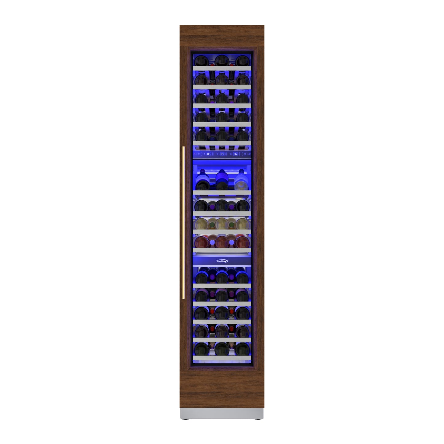 KoolMore Reserve Panel Ready Column 24 in. Refrigerator, 18 in. Wine Cooler and 24 in. Freezer Combo with Water and Ice Dispenser (KM-PRC-R24F24W)
