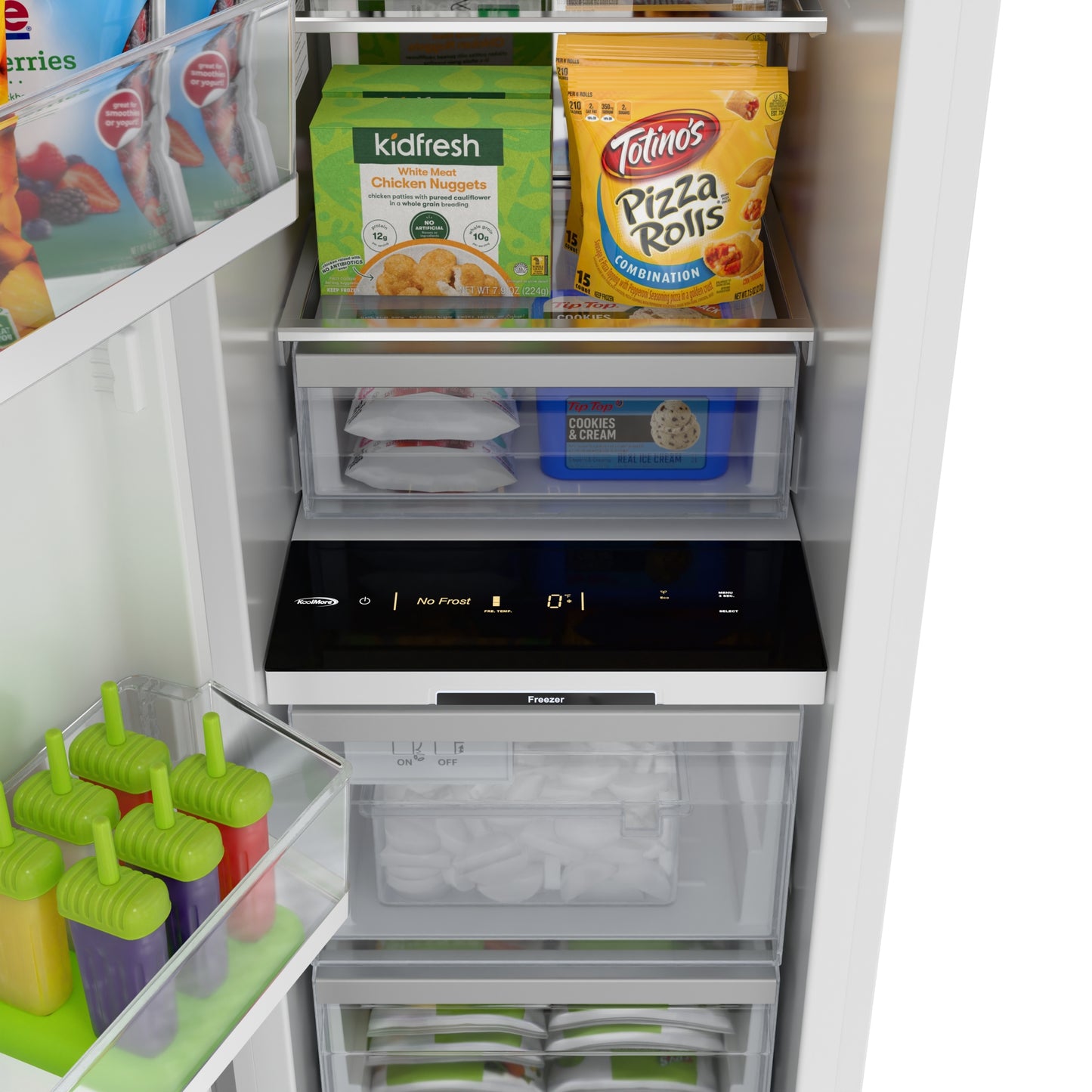 KoolMore Reserve 18 In. Panel Ready Freezer Column With 8.6 Cu. Ft. Capacity with Ice Maker (KM-PRC-F18)