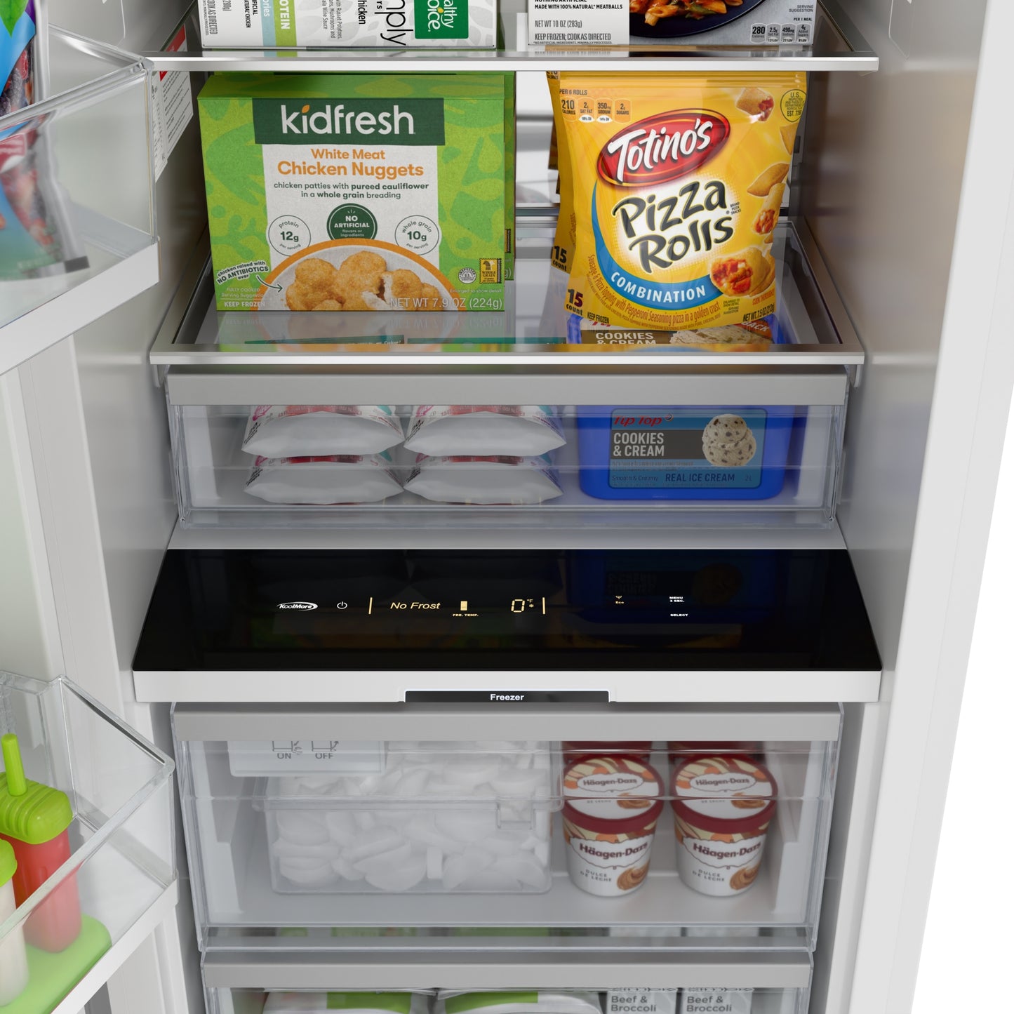 KoolMore Reserve 24 in. Panel Ready Freezer Column with 12.4 Cu. Ft. Capacity with Ice Maker (KM-PRC-F24)