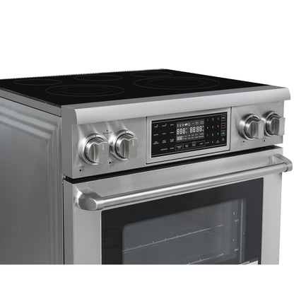 30 in. Electric Professional Range with Tilt Panel and Digital controls, Self-Cleaning, 16300W of Power, 240V in Stainless-Steel (KM-EPR-30TDP-SS)