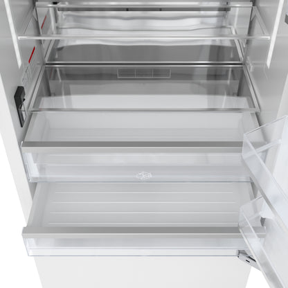 KoolMore Reserve 36 in. Panel Ready Refrigerator and Freezer with Ice maker and Water dispenser, Frost Free, 19.7 Cu. Ft. (KM-RER36-SWPR)