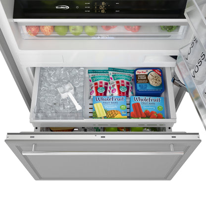 KoolMore Reserve 36 in. Panel Ready Refrigerator and Freezer with Ice maker and Water dispenser, Frost Free, 19.7 Cu. Ft. (KM-RER36-SWPR)