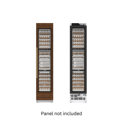 KoolMore Reserve 18 in. Panel Ready 68-Bottle Column Wine Cooler Refrigerator (KM-PRC-W18)