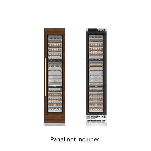 KoolMore Reserve 18 in. Panel Ready 68-Bottle Column Wine Cooler Refrigerator (KM-PRC-W18)