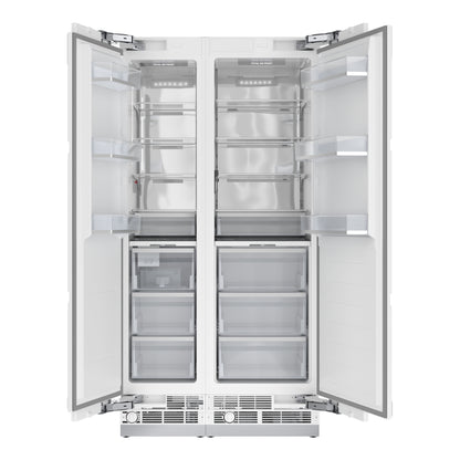 KoolMore Reserve Panel Ready Column 24 in. Refrigerator and 18 in. Freezer Combo, with Water and Ice Dispenser (KM-PRC-R24F18)