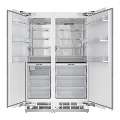 KoolMore Reserve Panel Ready Column 30 in. Refrigerator and 24 in. Freezer Combo with Water and Ice Dispenser (KM-PRC-R30F24)