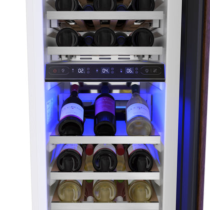 KoolMore Reserve Panel Ready Column 24 in. Refrigerator, 18 in. Wine Cooler and 24 in. Freezer Combo with Water and Ice Dispenser (KM-PRC-R24F24W)