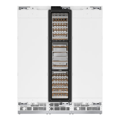 KoolMore Reserve Panel Ready Column 24 in. Refrigerator, 18 in. Wine Cooler and 24 in. Freezer Combo with Water and Ice Dispenser (KM-PRC-R24F24W)