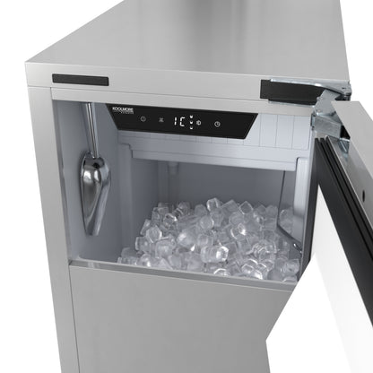 KoolMore Reserve 15 in. Residential Panel Ready Ice Maker 57 lbs/24hr in Stainless-Steel (KM-BIM57-PR)