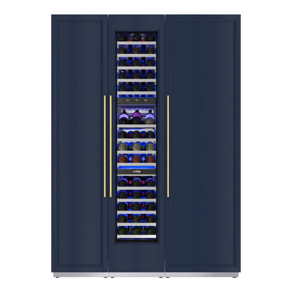 KoolMore Reserve Panel Ready Column 24 in. Refrigerator, 18 in. Wine Cooler and 18 in. Freezer Combo with Water and Ice Dispenser (KM-PRC-R24F18W)