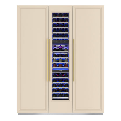 KoolMore Reserve Panel Ready Column 24 in. Refrigerator, 18 in. Wine Cooler and 24 in. Freezer Combo with Water and Ice Dispenser (KM-PRC-R24F24W)
