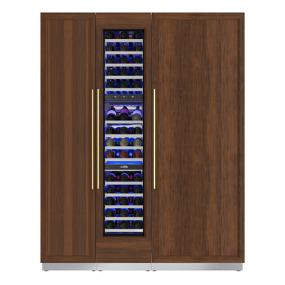 KoolMore Reserve Panel Ready Column 30 in. Refrigerator, 18 in. Wine Cooler and 18 in. Freezer Combo with Water and Ice Dispenser (KM-PRC-R30F18W)